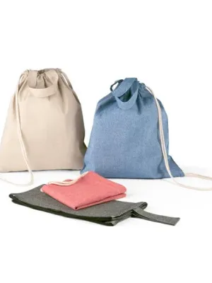 RISSANI. Sac à dos avec coton recyclé (70%) et polyester (30% rPET) (140 g/m²)