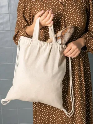 RISSANI. Sac à dos avec coton recyclé (70%) et polyester (30% rPET) (140 g/m²)