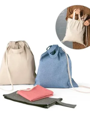 RISSANI. Sac à dos avec coton recyclé (70%) et polyester (30% rPET) (140 g/m²)
