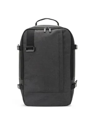 CIES. Backpack made from high-density 600D recycled polyester, meeting airline size requirements