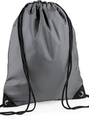 Sac à dos cordelettes PREMIUM – Graphite Grey