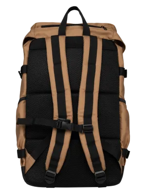 Eco-friendly Unisex backpack – Dark camel / Black