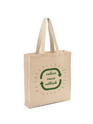 PADOVA. Sac à dos en juco (275 g/m²) 100% coton (120 g/m²) avec poche intérieure