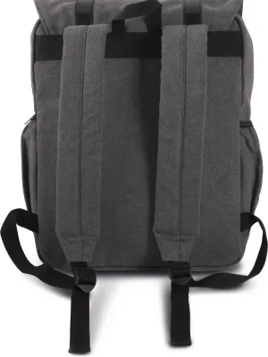 Mochila de lona con solapa