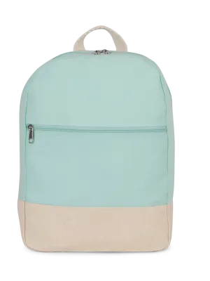 Sac à dos essentiel en coton – Ice Mint / Natural