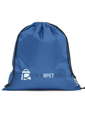 PEMBA. Sac-à-dos ficelle en polyester recyclé (100% rPET) 190T