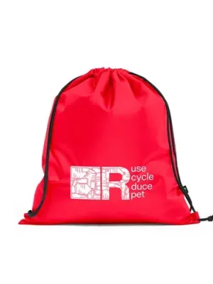 PEMBA. Sac-à-dos ficelle en polyester recyclé (100% rPET) 190T