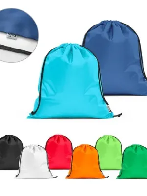 PEMBA. Sac-à-dos ficelle en polyester recyclé (100% rPET) 190T
