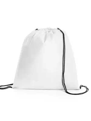 BOXP. Sac à dos non tissé (80 g/m²) – Blanc