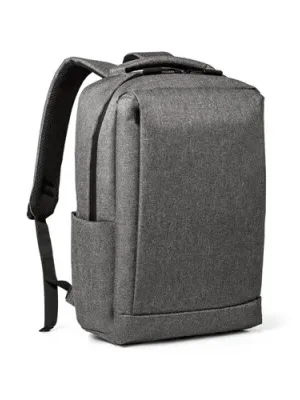 BOLOGNA. 15'6" Laptop backpack in 300D polyester – Gris