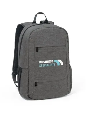 BUSINESS. Sac à dos ordinateur en polyester recyclé 300D