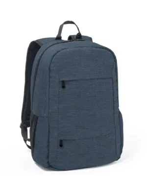 BUSINESS. Sac à dos ordinateur en polyester recyclé 300D – Bleu