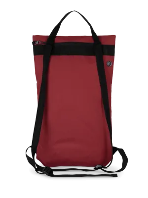 Mochila plana reciclada de estilo urbano – Red Safran