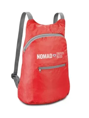 BARCELONA. 210D ripstop polyester foldable backpack