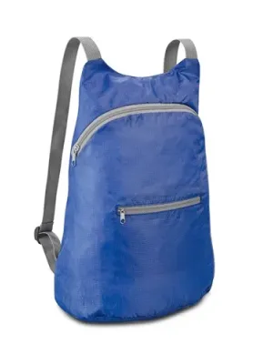 BARCELONA. 210D ripstop polyester foldable backpack – Bleu royal