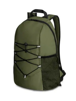 TURIM. Sac à dos polyester recyclé 600D – Vert foncé