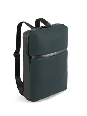 URBAN BACKPACK. 14'' laptop backpack in soft shell and tarpaulin – Gris foncé