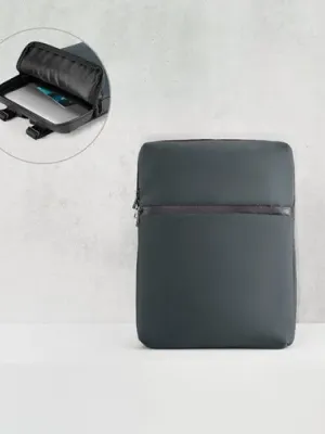 URBAN BACKPACK. 14'' laptop backpack in soft shell and tarpaulin