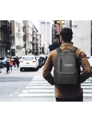 BOSTON. Sac à dos pour ordinateur portable 17'' en Nylon 2Tone imperméable