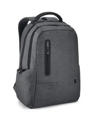 BOSTON. Sac à dos pour ordinateur portable 17'' en Nylon 2Tone imperméable – Gris foncé