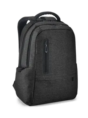 BOSTON. Sac à dos pour ordinateur portable 17'' en Nylon 2Tone imperméable – Noir