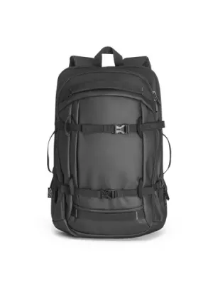 KAMPALA. Sac à dos pour ordinateur portable en polyester recyclé haute densité 900D, avec revêtement imperméable et doublure en