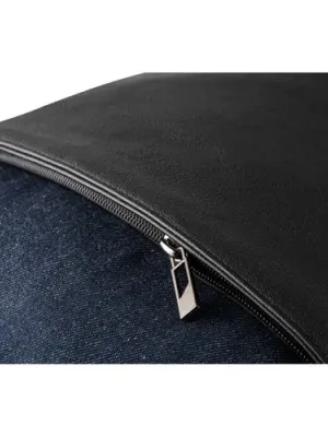 DIVERGENT BACKPACK I. 15'6" Laptop backpack in denim and PU