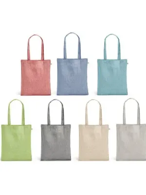 RYNEK. Recycled cotton bag (70%) and polyester (30% rPET) (140 g/m²)