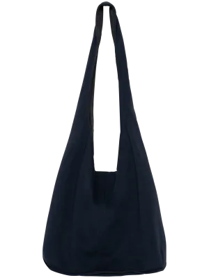 Bolsa bandolera de felpa – Navy Blue