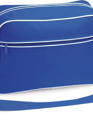 Sac bandoulière Rétro – Royal Blue / White