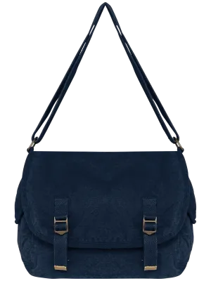 Sac besace écoresponsable délavé – Washed Navy Blue