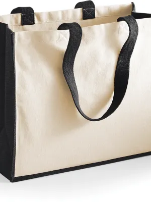 Classic jute tote bag – Black