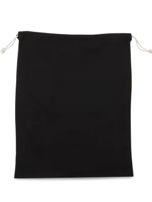 Bolsa de algodón con cordón – Black