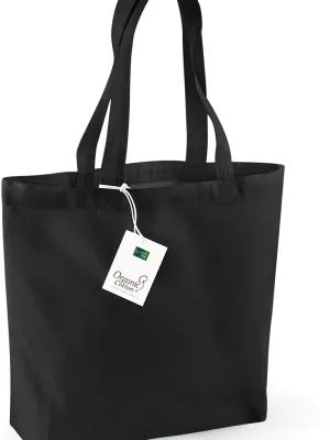 Organic cotton shopping bag – Black