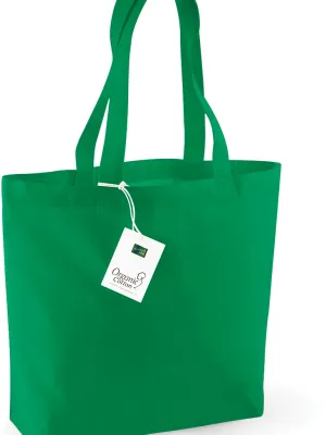 Organic cotton shopping bag – Kelly Green