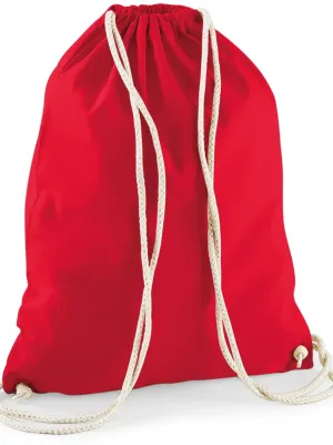 Bolsa de gimnasio de algodón – Classic Red