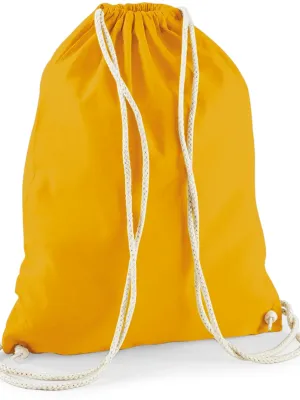 Bolsa de gimnasio de algodón – Mustard