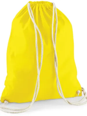 Bolsa de gimnasio de algodón – Yellow