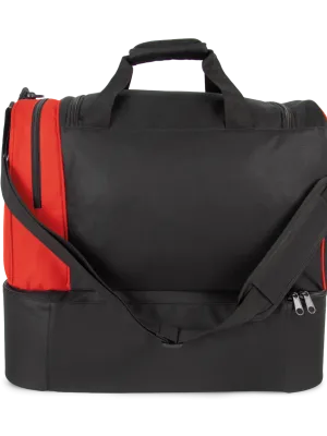 Sac de sport avec fond rigide – Black / Red