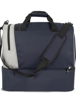 Sac de sport avec fond rigide – Navy / Light Grey
