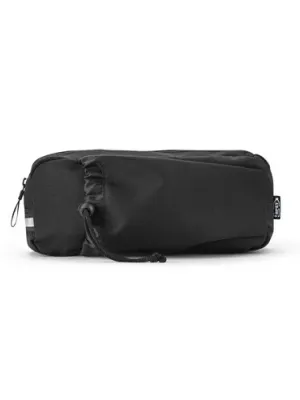 DELFOS POUCH. 300D recycled polyester and 600D recycled polyester waist bag with reflective elements