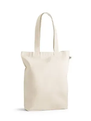 HARBOR. Sac en coton recyclé (70%) et polyester (30% rPET) (280 g/m²) – Naturel clair