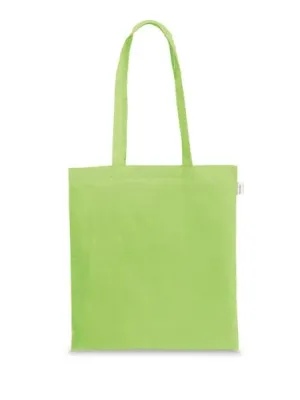 CAIRO. Bag in recycled cotton (70%) and polyester (30% rPET) (180 g/m²) – Vert clair