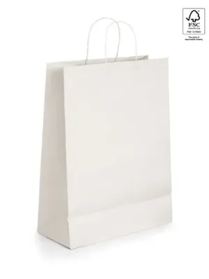 GRANT. Sac en papier kraft (100 g/m²) – Blanc