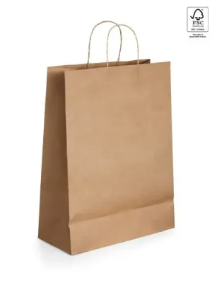 TAYLA. Sac en papier kraft (115 g/m²) – Naturel