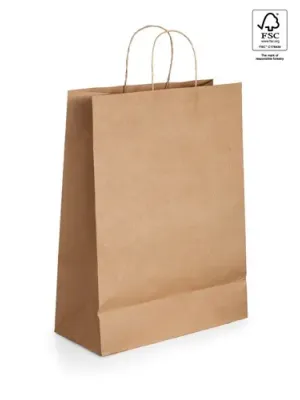 LEIA. Sac en papier kraft (115 g/m²) – Naturel