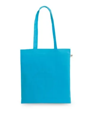MEXICO. Bolsa fabricada en algodón reciclado (70%) y poliéster (30% rPET) (150 g/m²) – Bleu clair