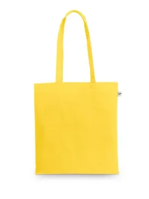 MEXICO. Bolsa fabricada en algodón reciclado (70%) y poliéster (30% rPET) (150 g/m²) – Jaune