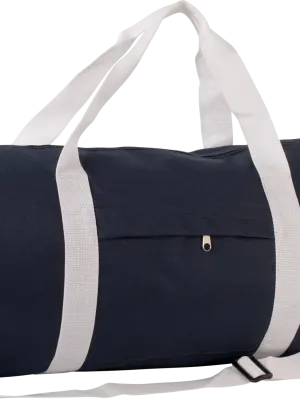 Tubular hold-all bag – Navy / Natural White
