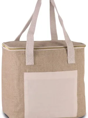 Sac isotherme en jute - modèle moyen